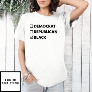 Democrat Republican Black T Shirt 1