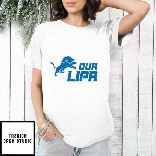 Detroit Lions Logo Dua Lipa 2024 T-Shirt