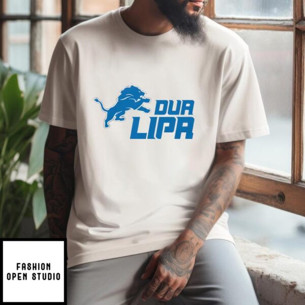 Detroit Lions Logo Dua Lipa 2024 T-Shirt