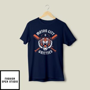 Detroit Tigers Motor City Gritties T-Shirt