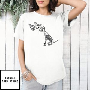 Dog Skeleton Funny Dog T-Shirt