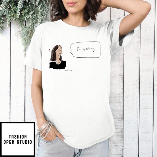 Donnelly I’M Speaking Kamala Harris Drawing T-Shirt