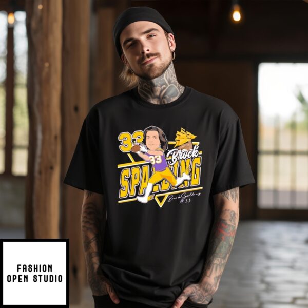 East Carolina Pirates Brock Spalding Caricature 2024 T-Shirt