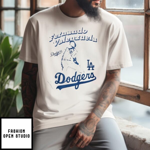 Fernando Valenzuela Los Angeles Dodgers Pitch 2024 T-Shirt