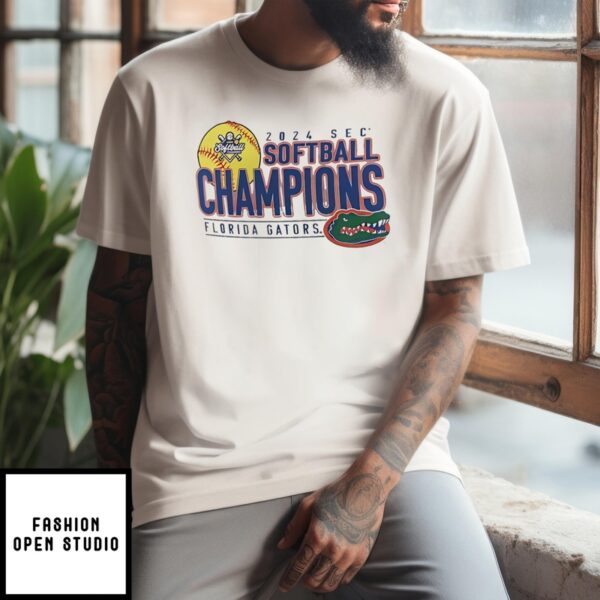 Florida Gators Women’S 2024 Sec Softball Conference Tournament Champions T-Shirt