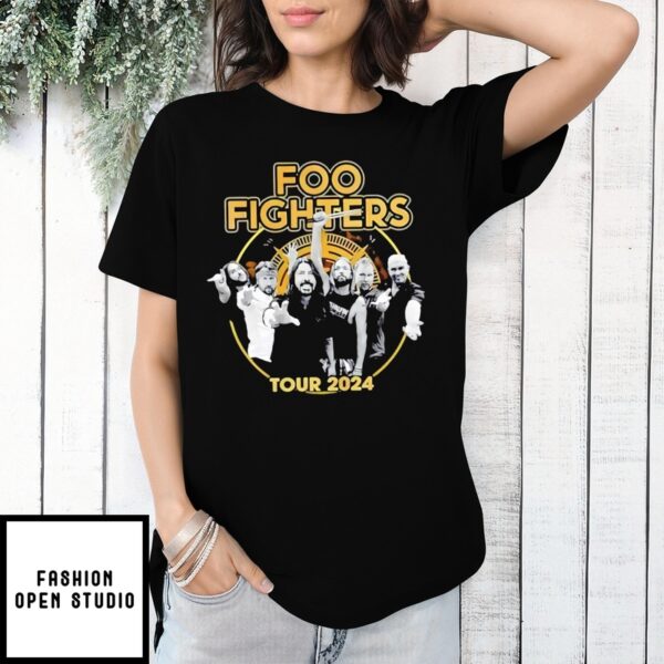 Foo Fighters Tour 2024 With Special Guests T-Shirt