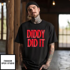 Free Diddy T-Shirt Diddy Did It Funny