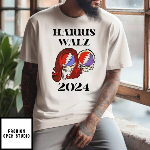 Grateful Dead Bob Weir Harris Walz 2024 T-Shirt