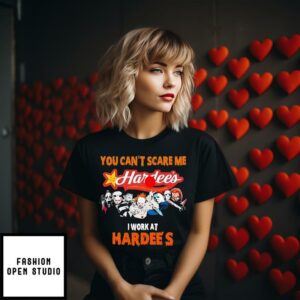 Horror Characters You Can’t Scare Me I Work At Hardees Vintage T-Shirt