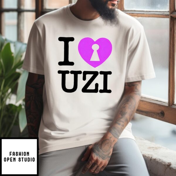 I Lock Eternal Atake 2 Heart Love Uzi T-Shirt