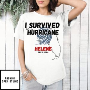 I Survived Hurricane Helene Florida Sept 2024 T-Shirt