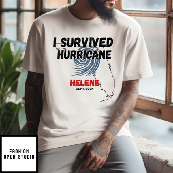 I Survived Hurricane Helene Florida Sept 2024 T-Shirt