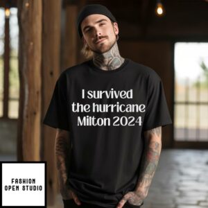 I Survived The Hurricane Milton 2024 Vintage T Shirt 1