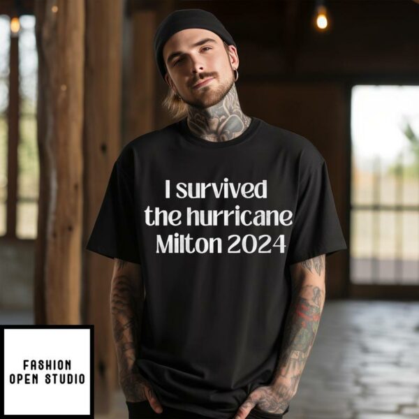 I Survived The Hurricane Milton 2024 Vintage T-Shirt