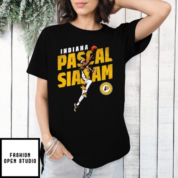 Indiana Pacers Pascal Siakam Slant Vintage T-Shirt