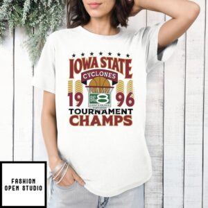 Iowa State Basketball 1996 Big 8 Conference Champions T-Shirt