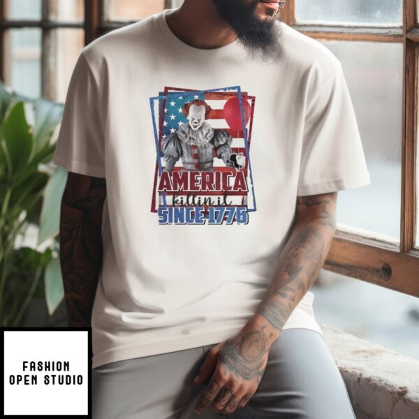 It Pennywise T-Shirt America Killin Il Since 1776 Clown