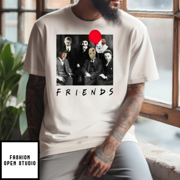 It Pennywise T-Shirt Friends Horror Characters Halloween