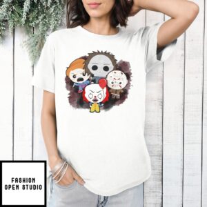 It Pennywise T-Shirt Horror Film Characters Cute Clown