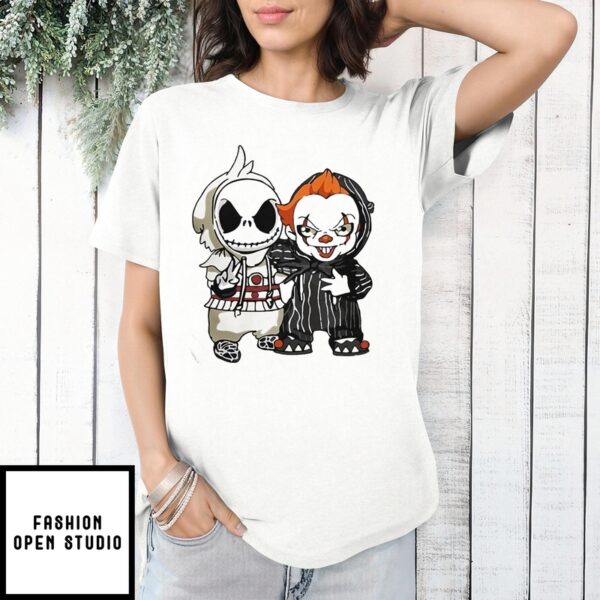 It Pennywise T-Shirt Jack Skellington With Pennywise