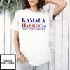 Kamala Harris 2024 For President T-Shirt