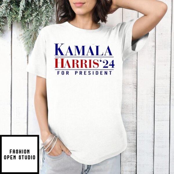 Kamala Harris 2024 For President T-Shirt