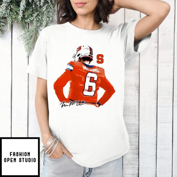 Kyle Mccord Syracuse Orange Signature T-Shirt