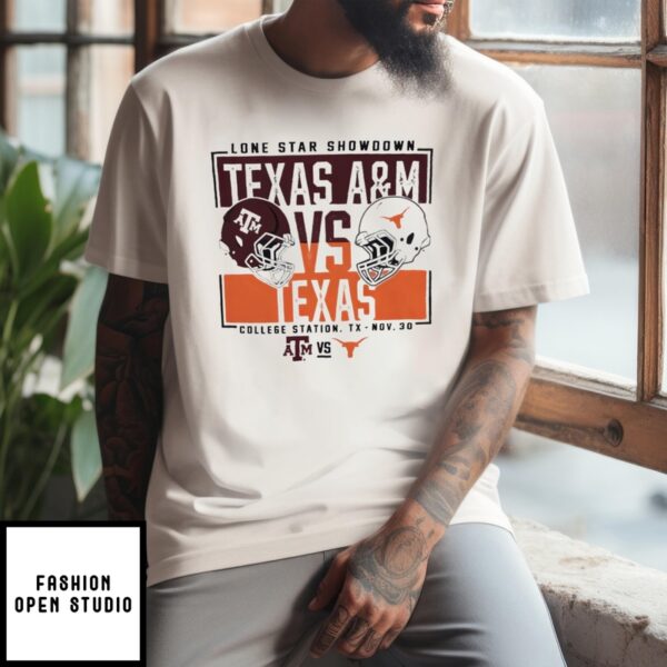 Lone Star Showdown Texas A And M Vs Texas Longhorns 2024 T-Shirt