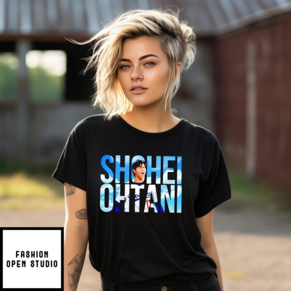 Los Angeles Dodgers Shohei Ohtani Sky T-Shirt