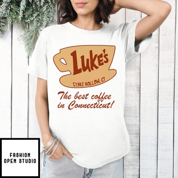 Luke’s Stars Hollow The Best Coffee In Connecticut T-Shirt