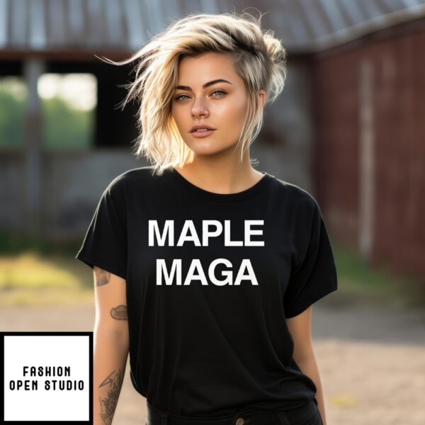 Maple Maga T-Shirt Canada For Trump