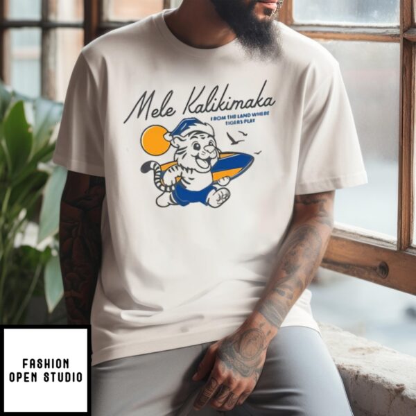 Mele Kalikimaka From The Land Where Tigers Play T-Shirt