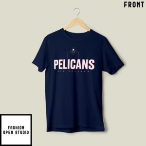 Men’S Zion Williamson Navy New Orleans Pelicans Behind The Back Name & Number T-Shirt