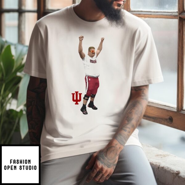 Mike Katic Indiana Hoosiers Cartoon T-Shirt