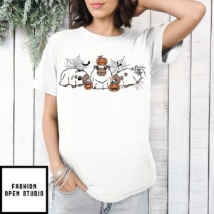 Moo Deng Ghost Halloween T-Shirt