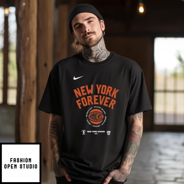 New York Knicks 2024 Nba Playoffs New York Forever T-Shirt