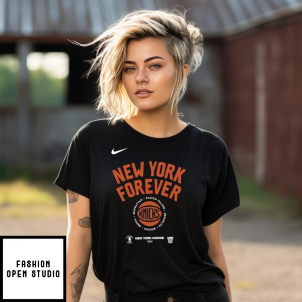 New York Knicks 2024 Nba Playoffs New York Forever T-Shirt