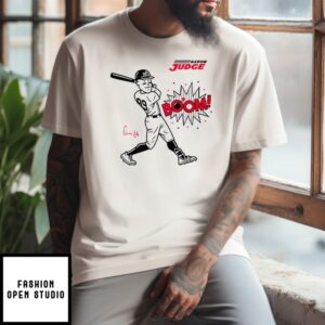 New York Yankees Aaron Judge Brings The Boom Signature T-Shirt