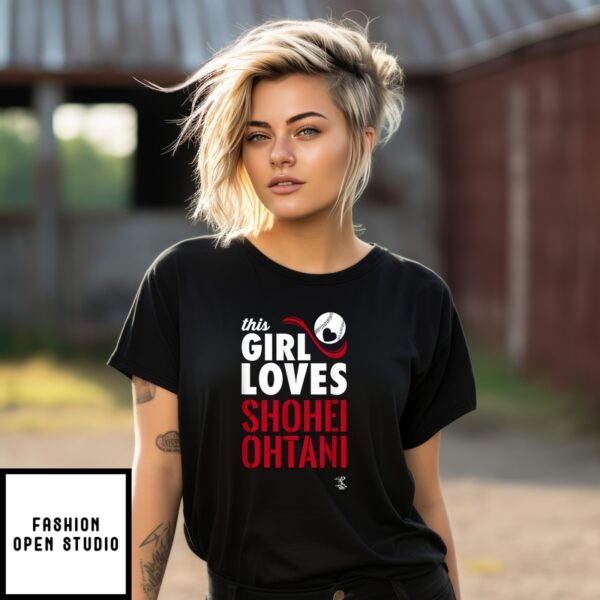 Ohtani T-Shirt Shohei Ohtani This Girl Loves Gameday