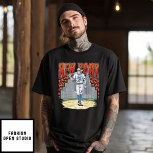 Reed Garrett New York Mets Skull T-Shirt