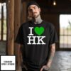 Robert Saleh wearing I Love Hard Knocks T-Shirt