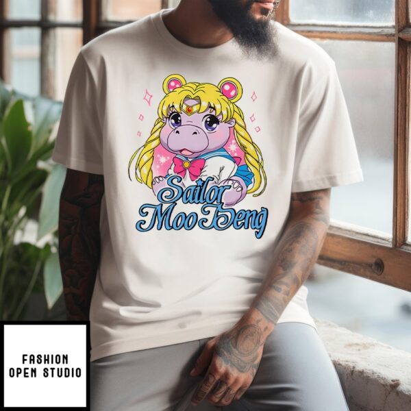 Sailor Moon Sailor Moo Deng T-Shirt