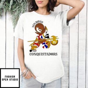 San Diego Conquistadors Aba Basketball T-Shirt