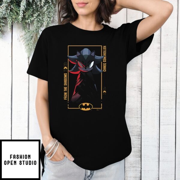 Shadow The Hedgehog x Batman From The Shadows Chaos Controller T-Shirt