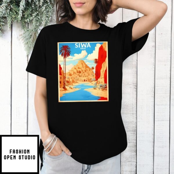 Siwa Oasis Vintage Travel Tourism T-Shirt