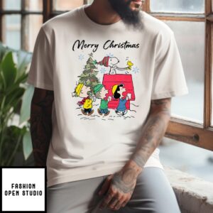 Snoopy And Friends Merry Christmas T-Shirt