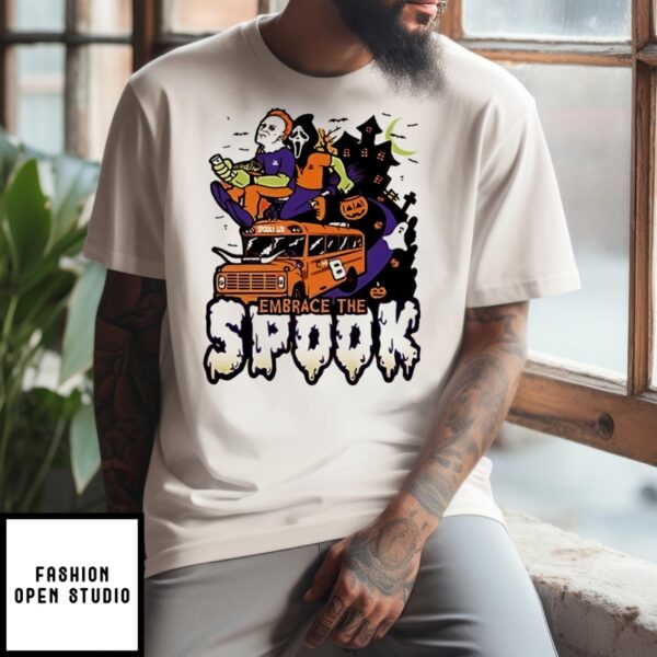 Spooktober Spooky Szn Embrace The Spook Halloween T-Shirt