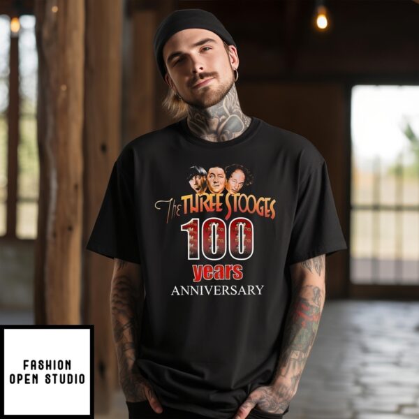 The Three Stooges 100 Years Anniversary 2024 T-Shirt