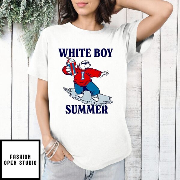 White Boy Summer Bear Icee Freeze T-Shirt