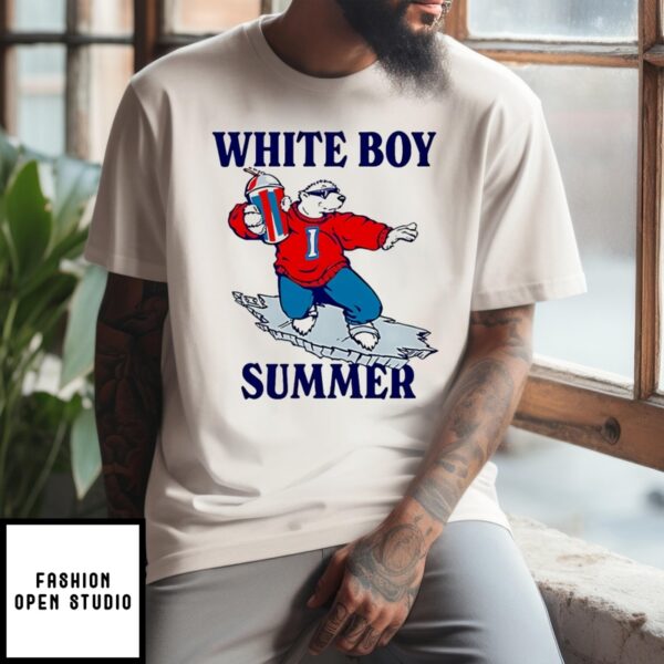 White Boy Summer Bear Icee Freeze T-Shirt